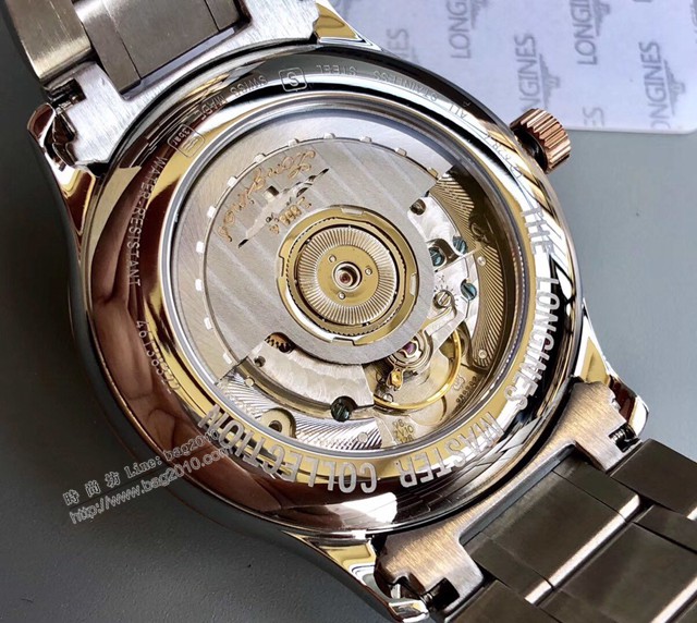 浪琴最高版本複刻手錶 最新款鏤空自動陀 LONGINES名匠系列男士腕表  gjs1877